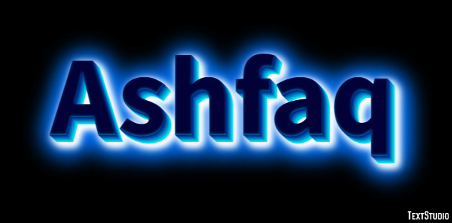 Ashfaq Text Effect