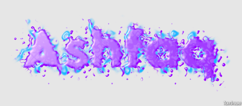 Ashfaq Text Effect