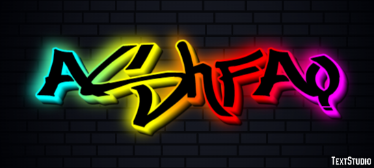 Ashfaq Text Effect