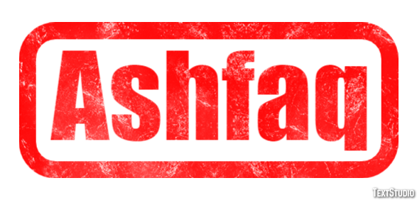 Ashfaq Text Effect