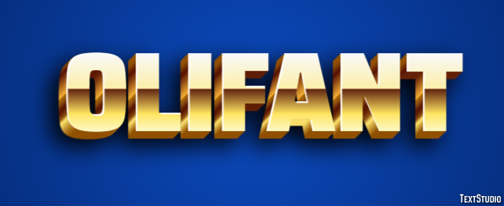 Olifant Effet de texte