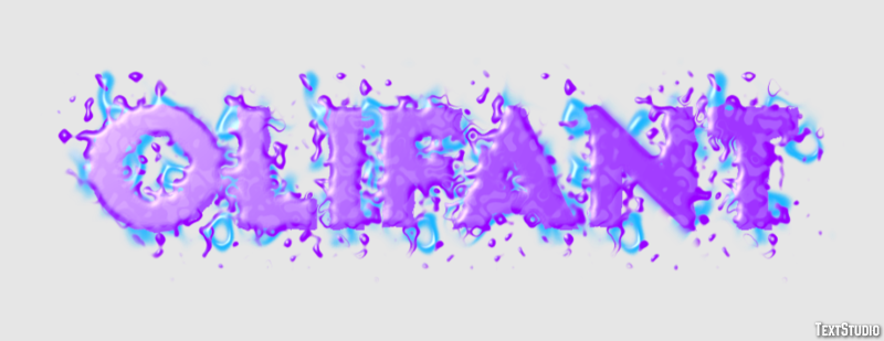 Olifant Tekst Effect