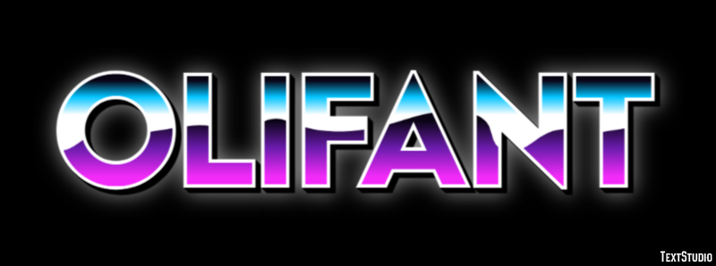 Olifant Tekst Effect