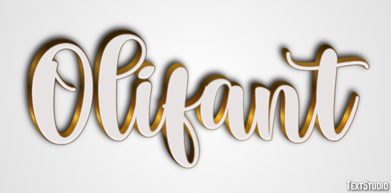 Olifant Effet de texte