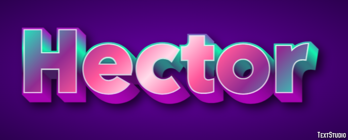 Hector Efecto de Texto