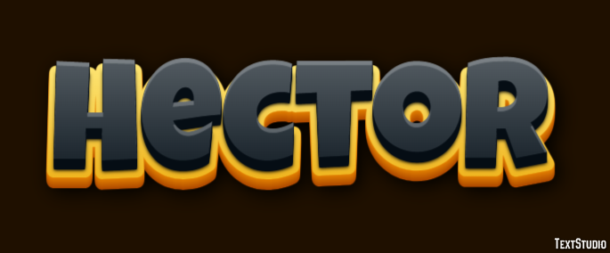 Hector Efeito de texto