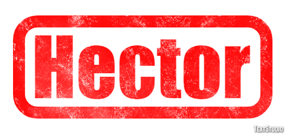 Hector Efeito de texto