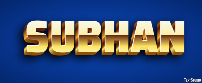 Subhan Text Effect