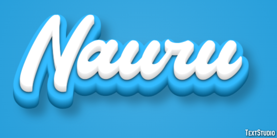Nauru Text Effect