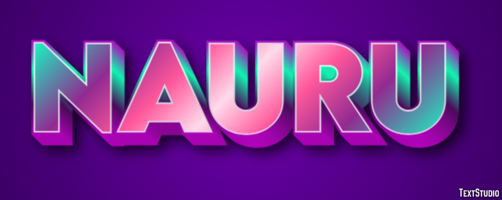 Nauru Text Effect
