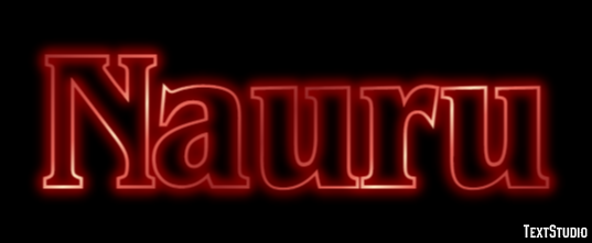 Nauru Text Effect