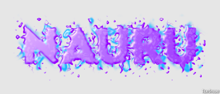 Nauru Text Effect