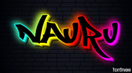 Nauru Text Effect