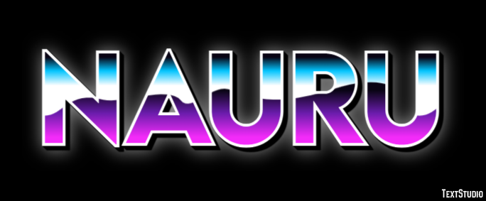 Nauru Text Effect