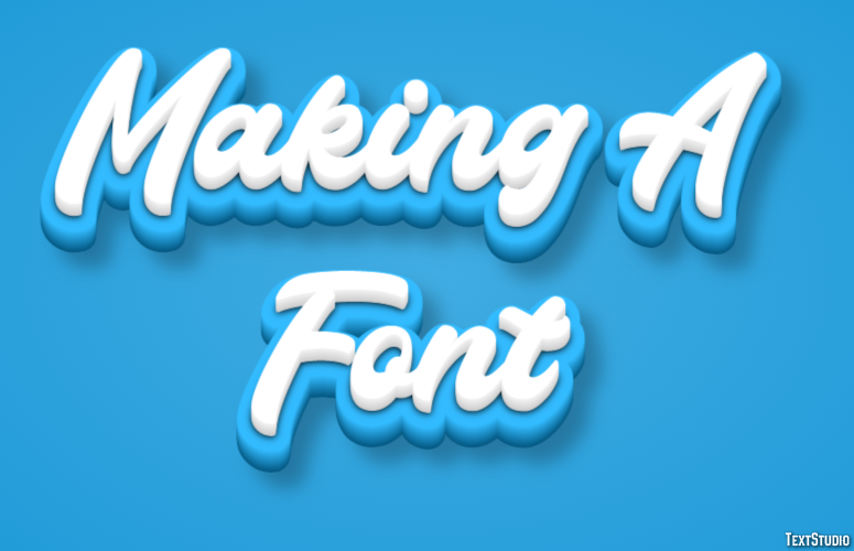 Making A Font Text Effect