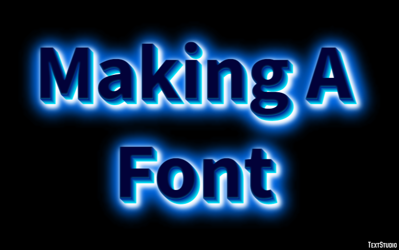 Making A Font Text Effect