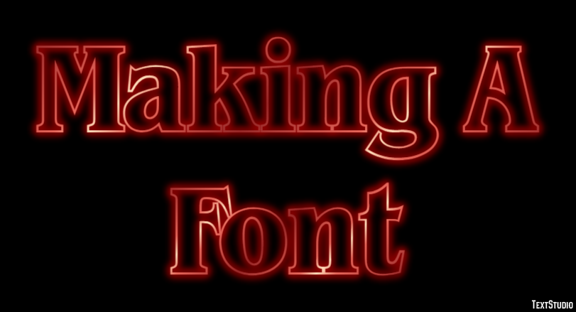 Making A Font Text Effect