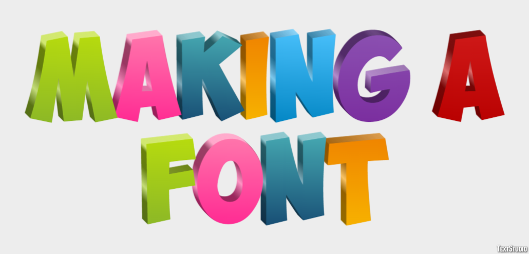 Making A Font Text Effect