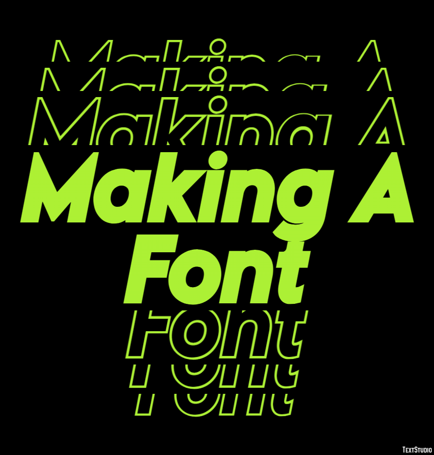 Making A Font Text Effect
