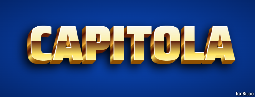 Capitola Text effect