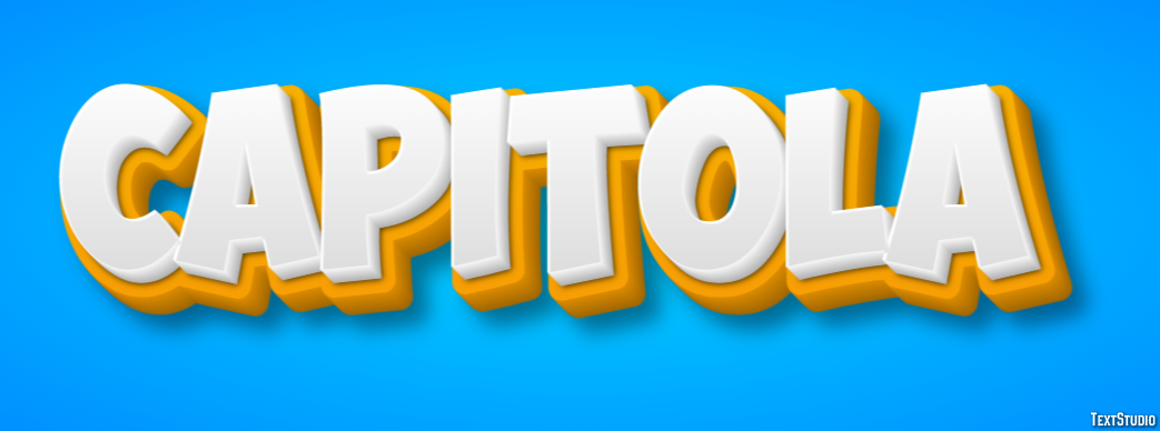 Capitola Text effect