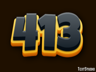 413 Text Effect
