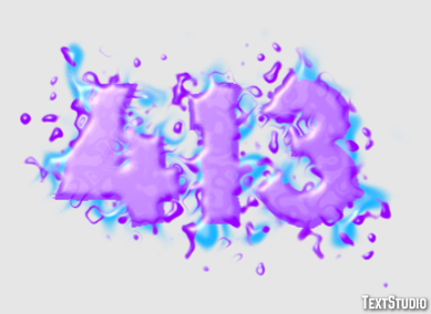 413 Text Effect