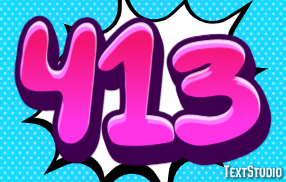 413 Text Effect