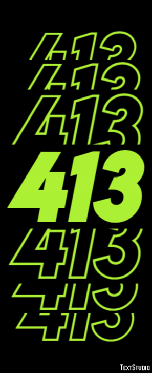 413 Text Effect