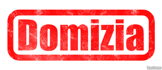 Domizia Effetto testo