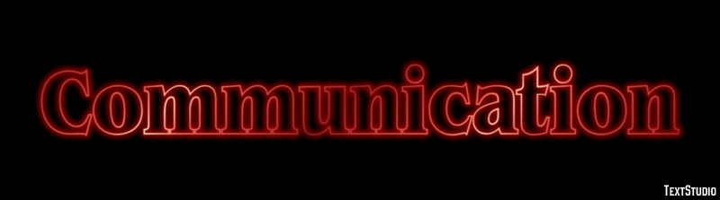 Communication Texteffekt