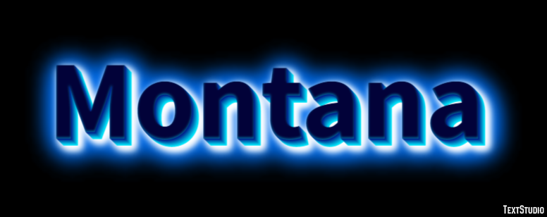 Montana Effetto testo