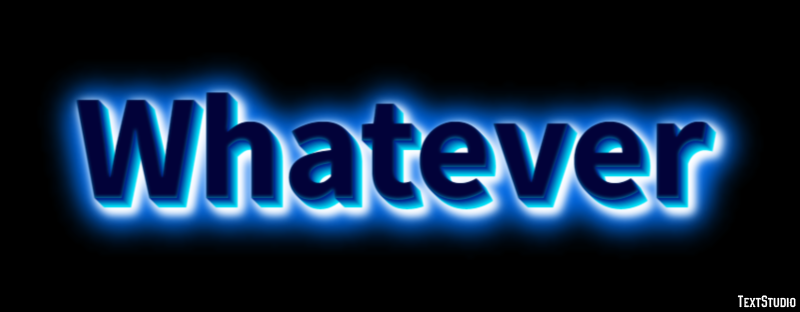 Whatever Efecto de Texto