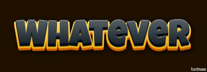 Whatever Effet de Texte