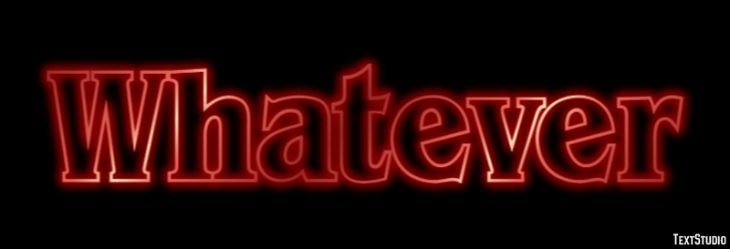 Whatever Efecto de Texto