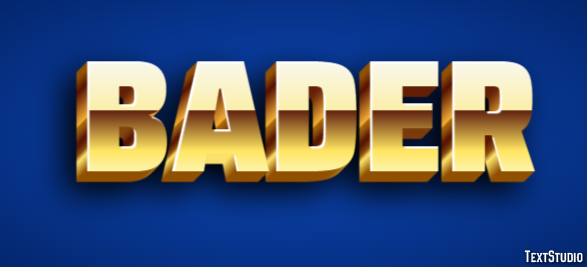 Bader Text Effect