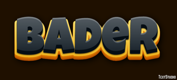Bader Text Effect