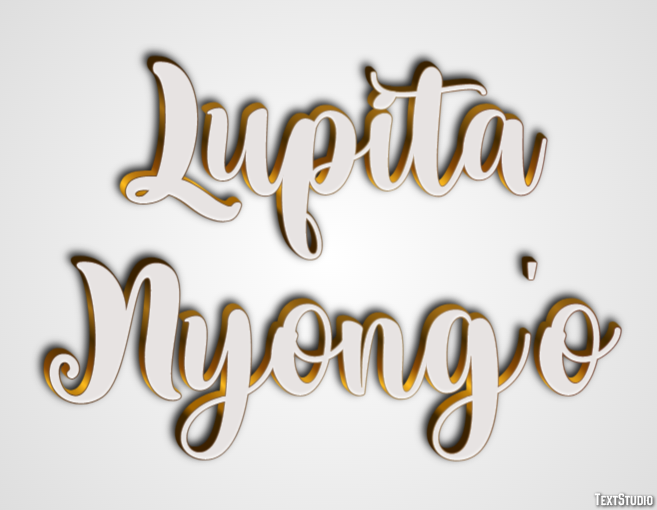 Lupita Nyong'o Efecto de Texto