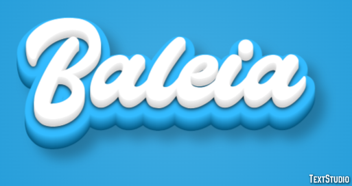 Baleia Effetto testo