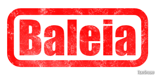 Baleia Effetto testo