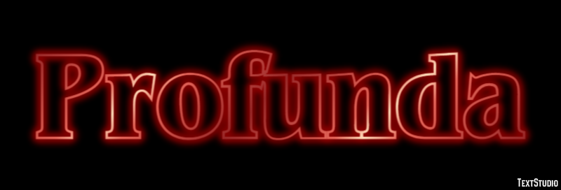 Profunda Efeito de texto