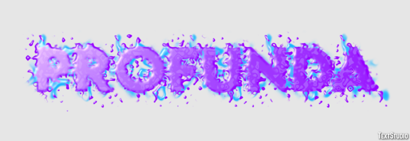 Profunda Efeito de texto