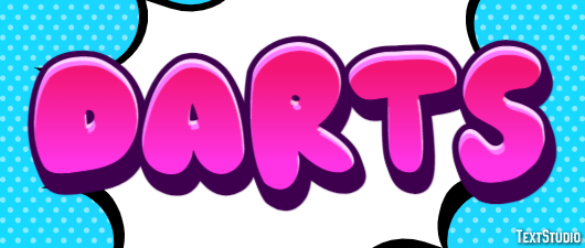 Darts Text effect