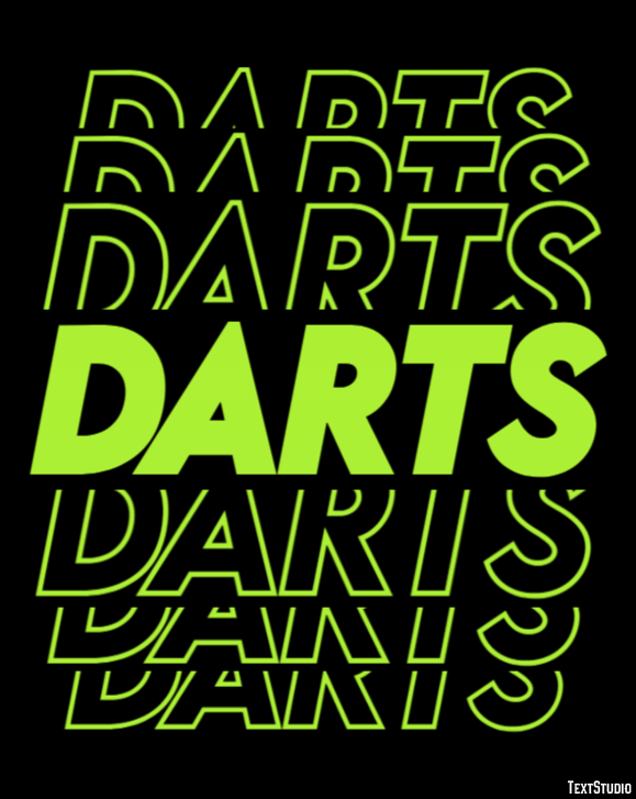 Darts Text effect