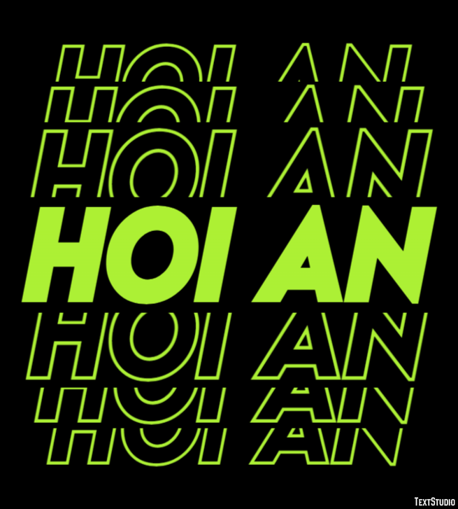 Hoi An Effetto testo