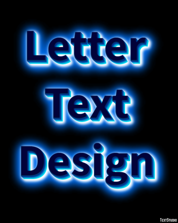 Letter Text Design Text Effect