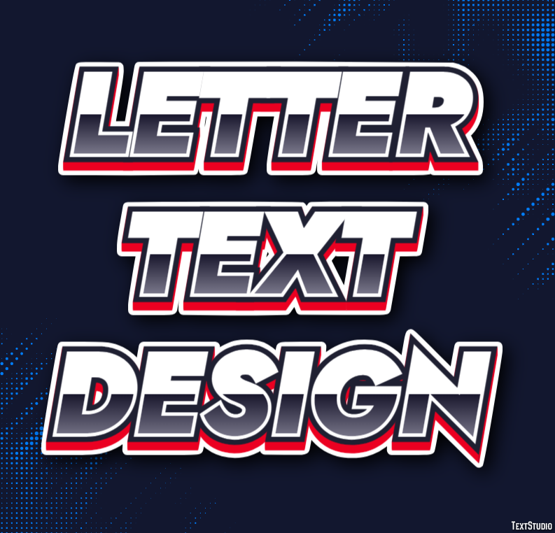 Letter Text Design Text Effect