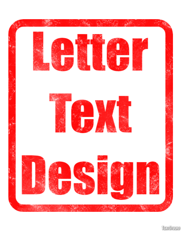 Letter Text Design Text Effect