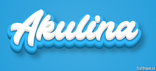 Akulina Text Effect