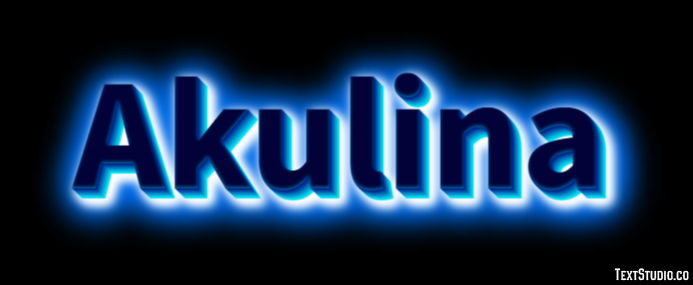 Akulina Text Effect